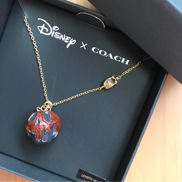 🍎 Coach Disney X Poison Apple Necklace - Picture 4 of 8
